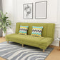 Modern Armless Settee with Cotton Blend 27.55" W Convertible Sleeper Sofa for Living Room Yellow-Green Clearhalo 'furn' 'furn_sofas' 'Furniture' 'furniture_sofas' 'kitchen' 'kitchen_sofas' 'Living Room Furniture' 'Sofa' 'sofas' 4673102