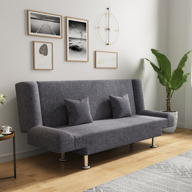 Modern Cotton Blend Sofa 23"W Back Armless Sofa for Living Room Clearhalo 'furn' 'furn_sofas' 'Furniture' 'furniture_sofas' 'kitchen' 'kitchen_sofas' 'Living Room Furniture' 'Sofa' 'sofas' 4673123