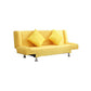 Modern Cotton Blend Sofa 23"W Back Armless Sofa for Living Room 71"L x 23"W x 29.5"H Yellow Clearhalo 'furn' 'furn_sofas' 'Furniture' 'furniture_sofas' 'kitchen' 'kitchen_sofas' 'Living Room Furniture' 'Sofa' 'sofas' 4673137