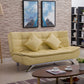 Square Seating Settee Armless Sofa Chaise for Bonus Room Living Room Beige Clearhalo 'furn' 'furn_sofas' 'Furniture' 'furniture_sofas' 'kitchen' 'kitchen_sofas' 'Living Room Furniture' 'Sofa' 'sofas' 4673214