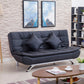 Square Seating Settee Armless Sofa Chaise for Bonus Room Living Room Clearhalo 'furn' 'furn_sofas' 'Furniture' 'furniture_sofas' 'kitchen' 'kitchen_sofas' 'Living Room Furniture' 'Sofa' 'sofas' 4673215