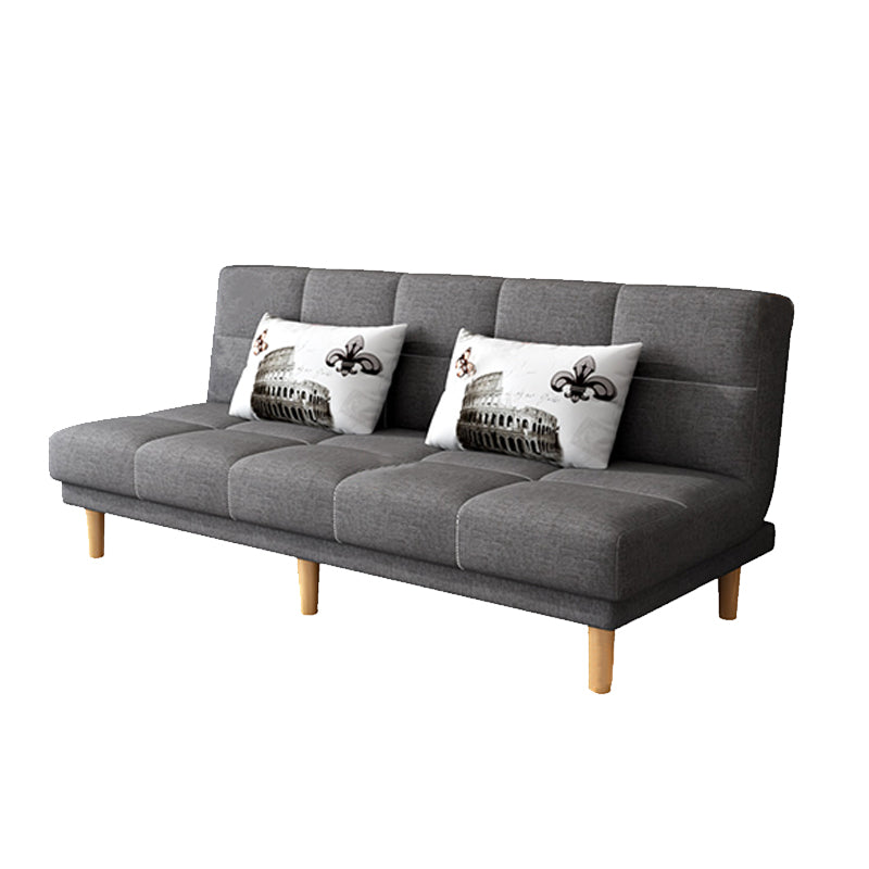 26.77" W Modern Armless Settee Convertible Sleeper Sofa for Living Room Clearhalo 'furn' 'furn_sofas' 'Furniture' 'furniture_sofas' 'kitchen' 'kitchen_sofas' 'Living Room Furniture' 'Sofa' 'sofas' 4673246