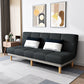 26.77" W Modern Armless Settee Convertible Sleeper Sofa for Living Room Gray-White Clearhalo 'furn' 'furn_sofas' 'Furniture' 'furniture_sofas' 'kitchen' 'kitchen_sofas' 'Living Room Furniture' 'Sofa' 'sofas' 4673254