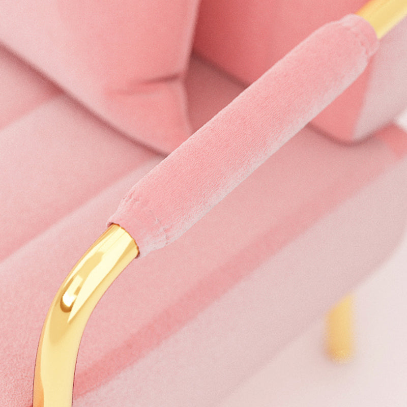 Sofa with 3 Pillows 3 Seater Hair Pin Legs Seating with Metal for Bonus Room Clearhalo 'Furniture' 'furniture_sofas' 'kitchen' 'kitchen_sofas' 'Living Room Furniture' 'Sofa' 'sofas' 4673306