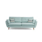 2/3 Seater Modernism Linen Standard Sofa Cushions Flared Arm Sofa Gray-Green Clearhalo 'furn' 'furn_sofas' 'Furniture' 'furniture_sofas' 'kitchen' 'kitchen_sofas' 'Living Room Furniture' 'Sofa' 'sofas' 4673339