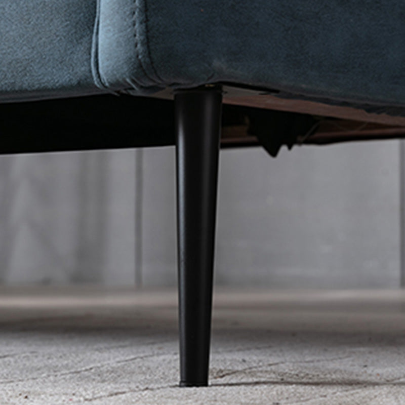 Faux Leather Cushions Sofa 61.02"/66.93" Wide Square Arm Loveseat Clearhalo 'furn' 'furn_sofas' 'Furniture' 'furniture_sofas' 'kitchen' 'kitchen_sofas' 'Living Room Furniture' 'Sofa' 'sofas' 4673356