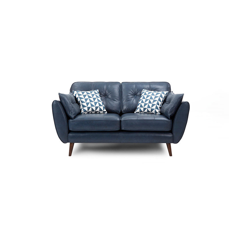 Modern Leather 4 Wood Legs Sofa Tufted Fabric Sofa for Living Room Clearhalo 'furn' 'furn_sofas' 'Furniture' 'furniture_sofas' 'kitchen' 'kitchen_sofas' 'Living Room Furniture' 'Sofa' 'sofas' 4673366