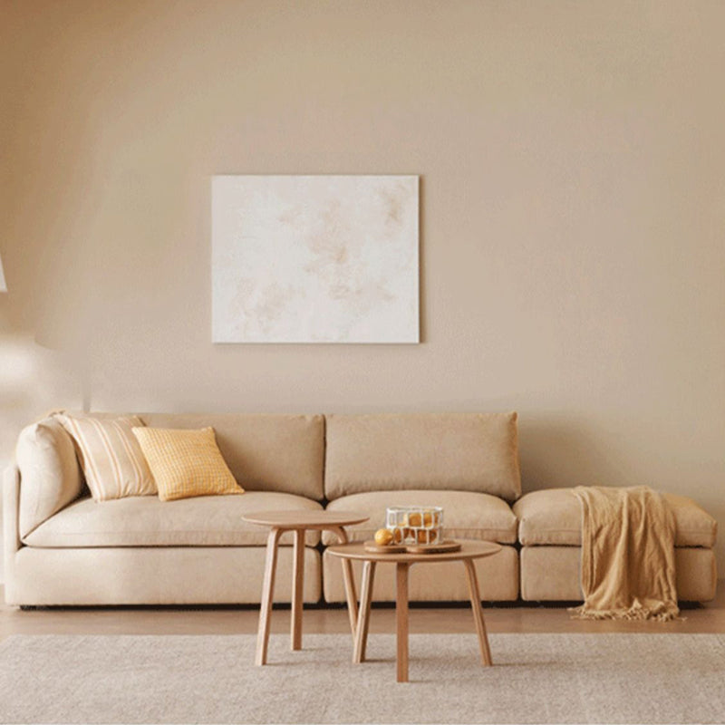 Modern Linen Tuxedo Arm Standard Sofa with Slipcovered for Living Room, Apartment Clearhalo 'furn' 'furn_sofas' 'Furniture' 'furniture_sofas' 'kitchen' 'kitchen_sofas' 'Living Room Furniture' 'Sofa' 'sofas' 4673452