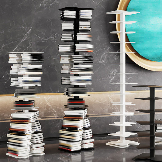Modern Style Steel Bookshelf Vertical Etagere Shelf Bookcase for Home Clearhalo 'Bookcases' 'furn' 'furn_bookcases' 'Furniture' 'furniture_bookcases' 'kitchen' 'kitchen_bookcases' 'Living Room Furniture' 'Office Furniture' 4673462