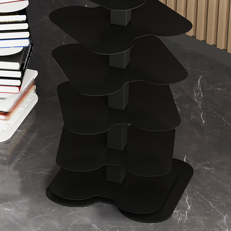 Modern Style Steel Bookshelf Vertical Etagere Shelf Bookcase for Home Clearhalo 'Bookcases' 'furn' 'furn_bookcases' 'Furniture' 'furniture_bookcases' 'kitchen' 'kitchen_bookcases' 'Living Room Furniture' 'Office Furniture' 4673464