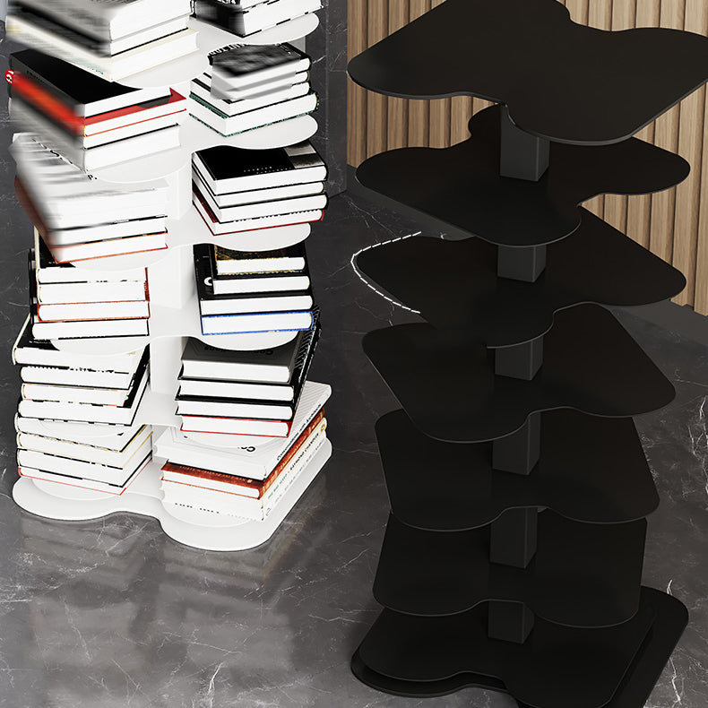 Modern Style Steel Bookshelf Vertical Etagere Shelf Bookcase for Home Clearhalo 'Bookcases' 'furn' 'furn_bookcases' 'Furniture' 'furniture_bookcases' 'kitchen' 'kitchen_bookcases' 'Living Room Furniture' 'Office Furniture' 4673465