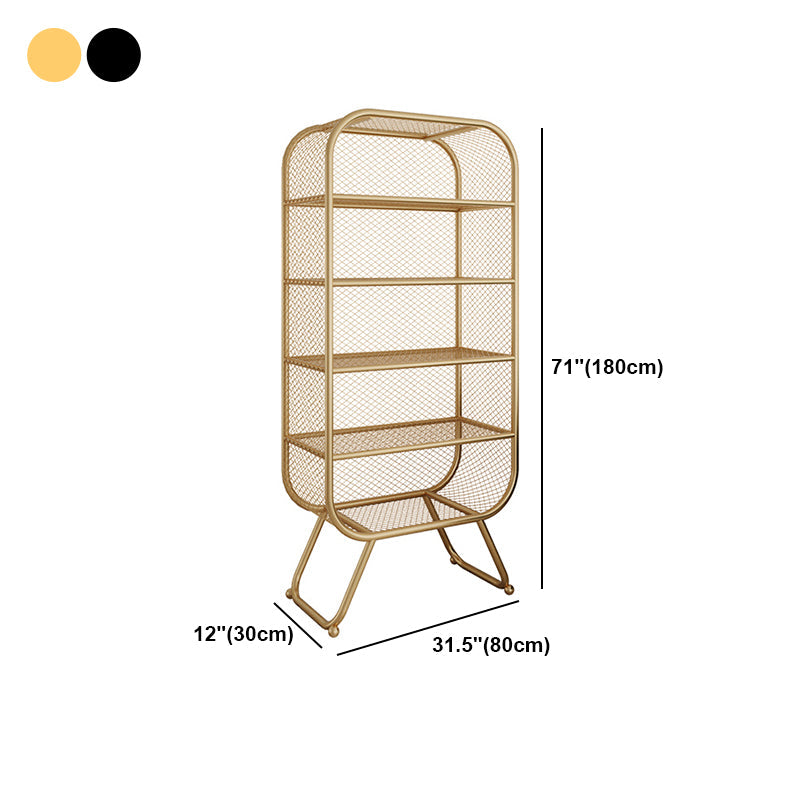 Closed Metal Bookcase Shelf Industrial Shelves for Study Room Clearhalo 'Bookcases' 'furn' 'furn_bookcases' 'Furniture' 'furniture_bookcases' 'kitchen' 'kitchen_bookcases' 'Living Room Furniture' 'Office Furniture' 4673496