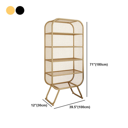 Closed Metal Bookcase Shelf Industrial Shelves for Study Room Clearhalo 'Bookcases' 'furn' 'furn_bookcases' 'Furniture' 'furniture_bookcases' 'kitchen' 'kitchen_bookcases' 'Living Room Furniture' 'Office Furniture' 4673497