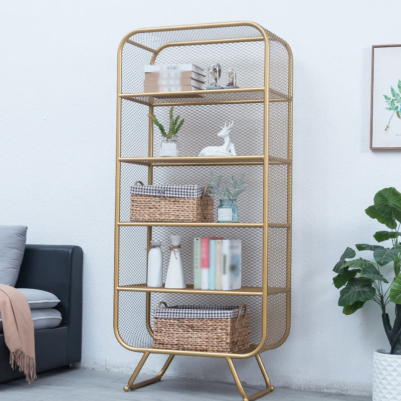 Industrial Metal Bookcase Shelf Closed Shelves for Study Room Clearhalo 'Bookcases' 'furn' 'furn_bookcases' 'Furniture' 'furniture_bookcases' 'kitchen' 'kitchen_bookcases' 'Living Room Furniture' 'Office Furniture' 4673501