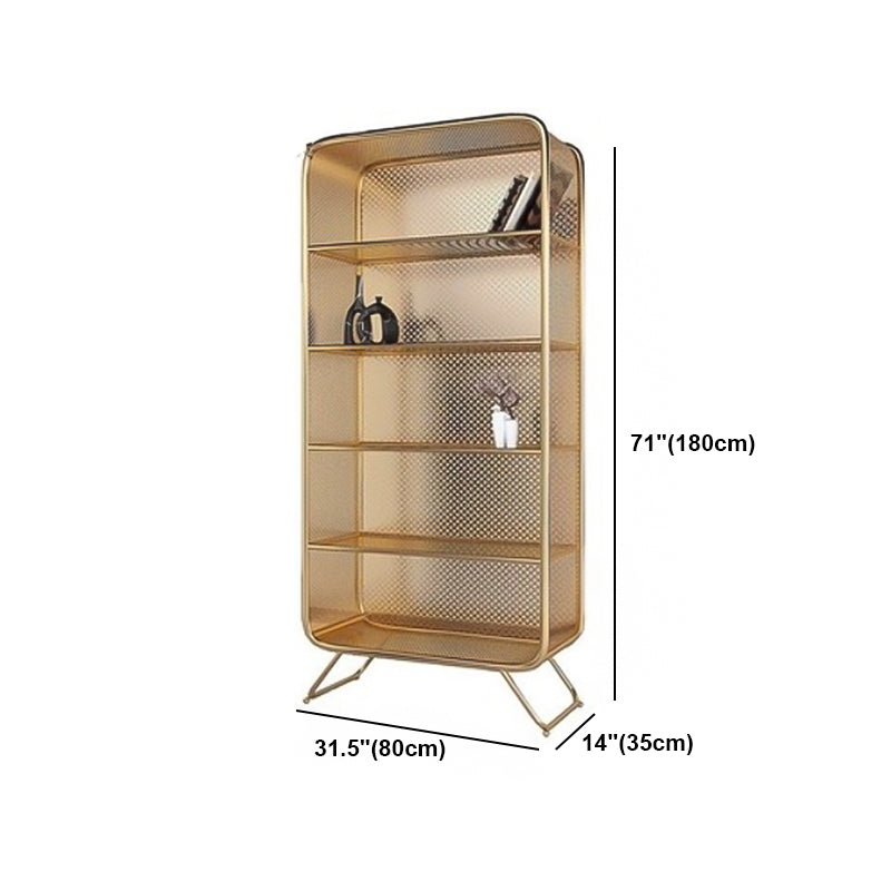 Industrial Metal Bookcase Shelf Closed Shelves for Study Room Clearhalo 'Bookcases' 'furn' 'furn_bookcases' 'Furniture' 'furniture_bookcases' 'kitchen' 'kitchen_bookcases' 'Living Room Furniture' 'Office Furniture' 4673515