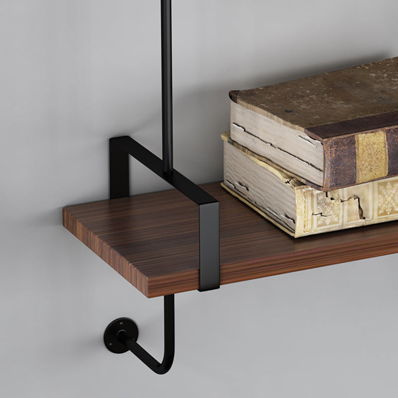 Wall Mounted Bookcase Shelf Industrial Rectangular Shelves for Study Room Clearhalo 'Bookcases' 'furn' 'furn_bookcases' 'Furniture' 'furniture_bookcases' 'kitchen' 'kitchen_bookcases' 'Living Room Furniture' 'Office Furniture' 4673528