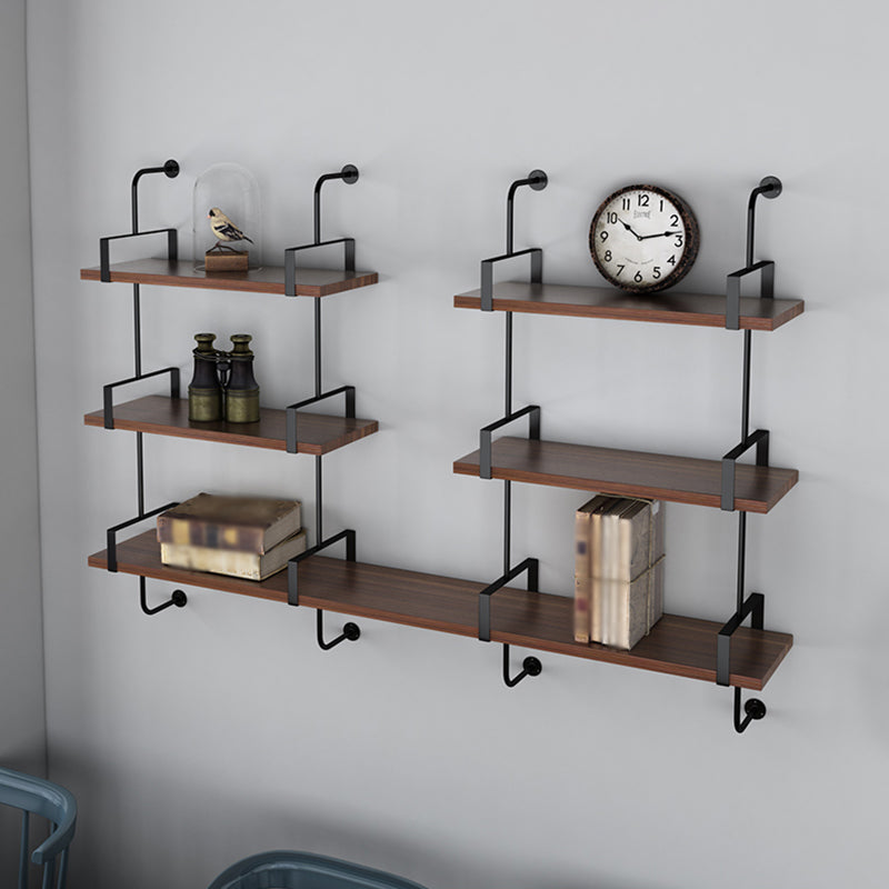 Wall Mounted Bookcase Shelf Industrial Rectangular Shelves for Study Room Clearhalo 'Bookcases' 'furn' 'furn_bookcases' 'Furniture' 'furniture_bookcases' 'kitchen' 'kitchen_bookcases' 'Living Room Furniture' 'Office Furniture' 4673529