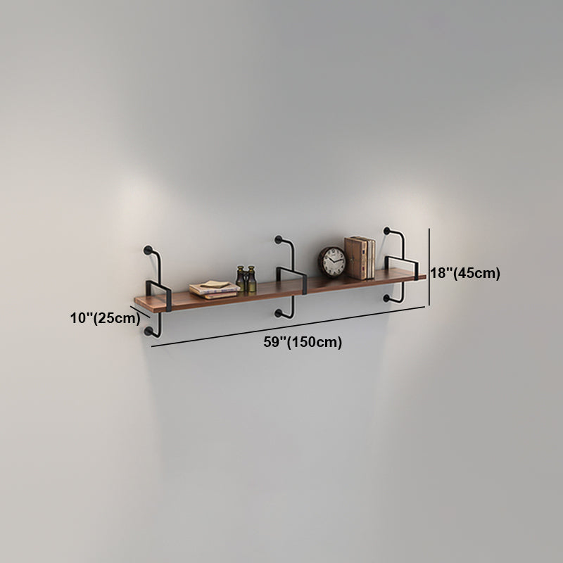 Wall Mounted Bookcase Shelf Industrial Rectangular Shelves for Study Room Clearhalo 'Bookcases' 'furn' 'furn_bookcases' 'Furniture' 'furniture_bookcases' 'kitchen' 'kitchen_bookcases' 'Living Room Furniture' 'Office Furniture' 4673535