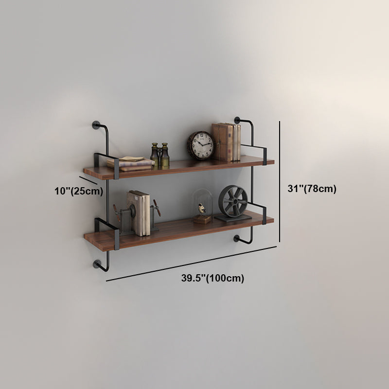 Wall Mounted Bookcase Shelf Industrial Rectangular Shelves for Study Room Clearhalo 'Bookcases' 'furn' 'furn_bookcases' 'Furniture' 'furniture_bookcases' 'kitchen' 'kitchen_bookcases' 'Living Room Furniture' 'Office Furniture' 4673538