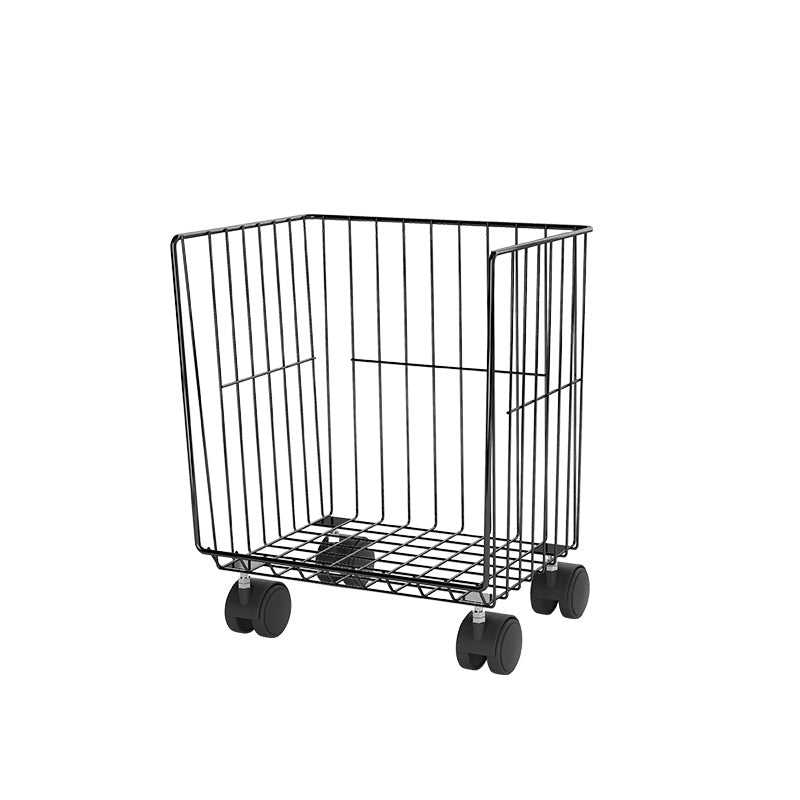 Contemporary Style Standard Bookcase Metal Vertical Bookshelf for Home Office 12.4"L x 9.4"W x 15.2"H Black Clearhalo 'Bookcases' 'furn' 'furn_bookcases' 'Furniture' 'furniture_bookcases' 'kitchen' 'kitchen_bookcases' 'Living Room Furniture' 'Office Furniture' 4673547