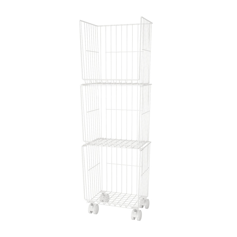 Contemporary Style Standard Bookcase Metal Vertical Bookshelf for Home Office 12.4"L x 9.4"W x 40.4"H White Clearhalo 'Bookcases' 'furn' 'furn_bookcases' 'Furniture' 'furniture_bookcases' 'kitchen' 'kitchen_bookcases' 'Living Room Furniture' 'Office Furniture' 4673556