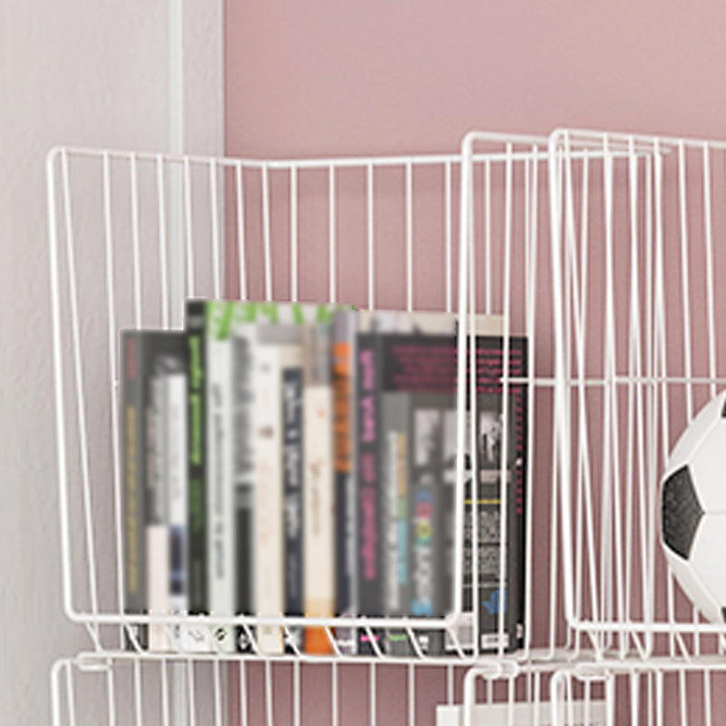 Contemporary Style Standard Bookcase Metal Vertical Bookshelf for Home Office Clearhalo 'Bookcases' 'furn' 'furn_bookcases' 'Furniture' 'furniture_bookcases' 'kitchen' 'kitchen_bookcases' 'Living Room Furniture' 'Office Furniture' 4673557