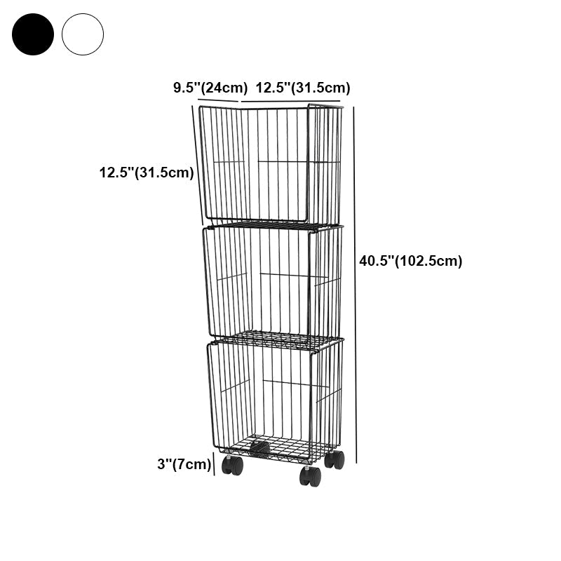 Contemporary Style Standard Bookcase Metal Vertical Bookshelf for Home Office Clearhalo 'Bookcases' 'furn' 'furn_bookcases' 'Furniture' 'furniture_bookcases' 'kitchen' 'kitchen_bookcases' 'Living Room Furniture' 'Office Furniture' 4673570