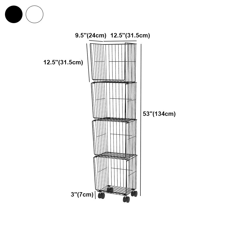 Contemporary Style Standard Bookcase Metal Vertical Bookshelf for Home Office Clearhalo 'Bookcases' 'furn' 'furn_bookcases' 'Furniture' 'furniture_bookcases' 'kitchen' 'kitchen_bookcases' 'Living Room Furniture' 'Office Furniture' 4673571