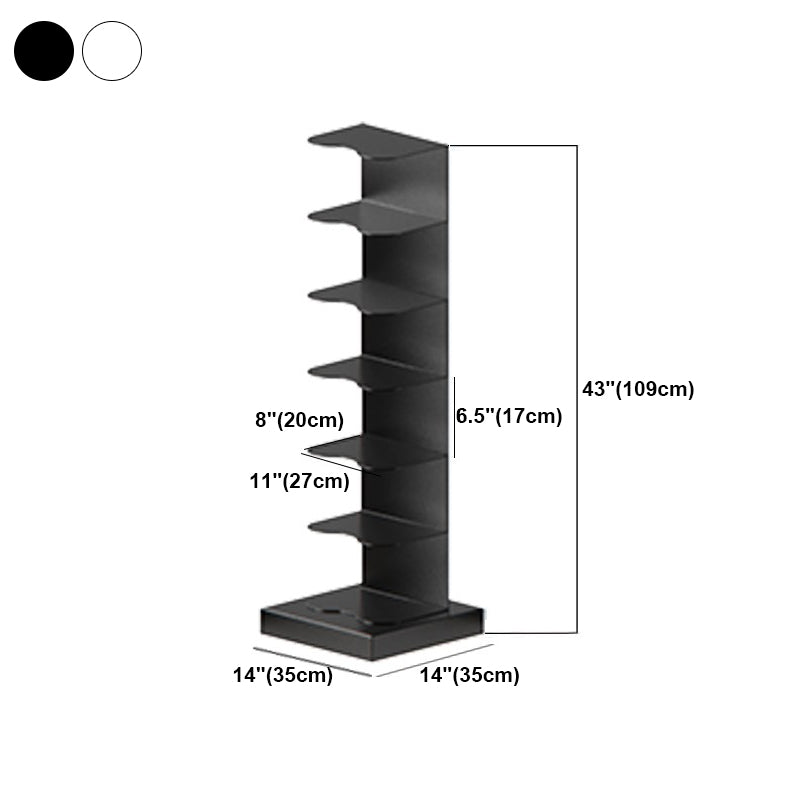 Metal Geometric Bookcase Contemporary Style Vertical Book Shelf Clearhalo 'Bookcases' 'furn' 'furn_bookcases' 'Furniture' 'furniture_bookcases' 'kitchen' 'kitchen_bookcases' 'Living Room Furniture' 'Office Furniture' 4673622