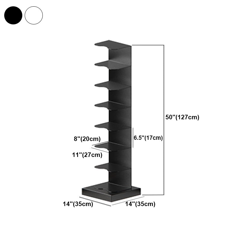 Metal Geometric Bookcase Contemporary Style Vertical Book Shelf Clearhalo 'Bookcases' 'furn' 'furn_bookcases' 'Furniture' 'furniture_bookcases' 'kitchen' 'kitchen_bookcases' 'Living Room Furniture' 'Office Furniture' 4673623