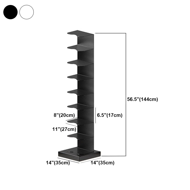 Metal Geometric Bookcase Contemporary Style Vertical Book Shelf Clearhalo 'Bookcases' 'furn' 'furn_bookcases' 'Furniture' 'furniture_bookcases' 'kitchen' 'kitchen_bookcases' 'Living Room Furniture' 'Office Furniture' 4673624