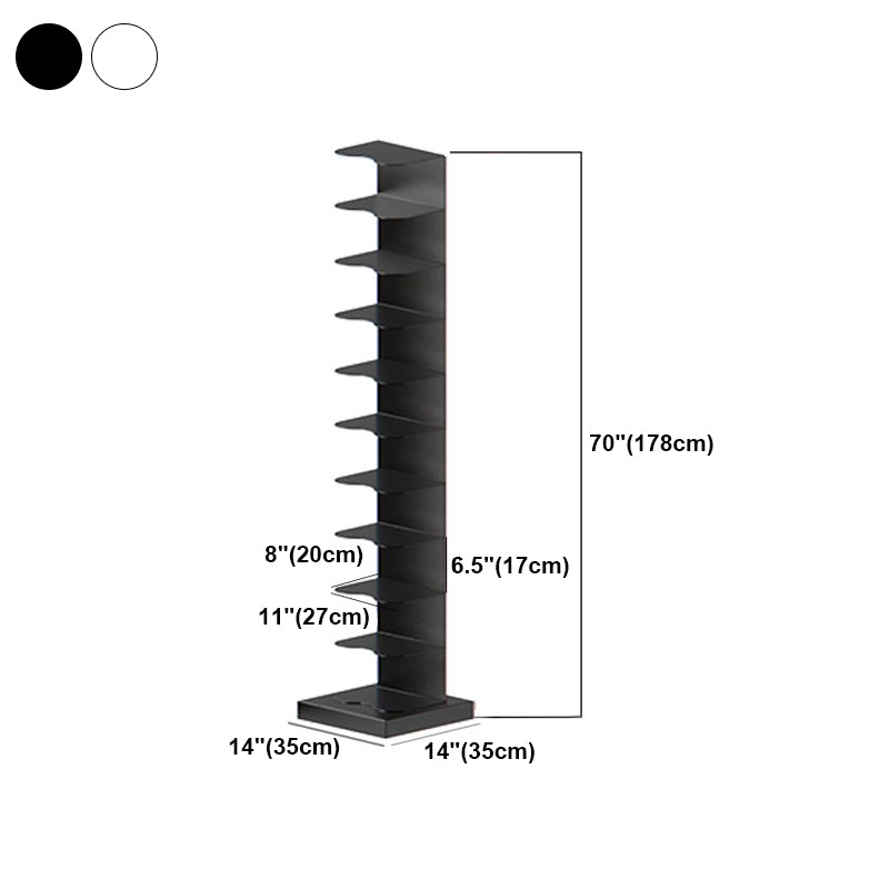 Metal Geometric Bookcase Contemporary Style Vertical Book Shelf Clearhalo 'Bookcases' 'furn' 'furn_bookcases' 'Furniture' 'furniture_bookcases' 'kitchen' 'kitchen_bookcases' 'Living Room Furniture' 'Office Furniture' 4673626