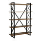 Industrial Style Etagere Bookshelf Open Shelf Bookcase with Rectangular Shelves Clearhalo 'Bookcases' 'furn' 'furn_bookcases' 'Furniture' 'furniture_bookcases' 'kitchen' 'kitchen_bookcases' 'Living Room Furniture' 'Office Furniture' 4673631