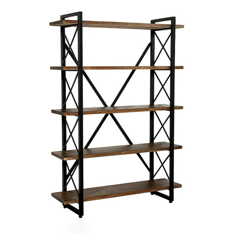 Industrial Style Etagere Bookshelf Open Shelf Bookcase with Rectangular Shelves Clearhalo 'Bookcases' 'furn' 'furn_bookcases' 'Furniture' 'furniture_bookcases' 'kitchen' 'kitchen_bookcases' 'Living Room Furniture' 'Office Furniture' 4673631