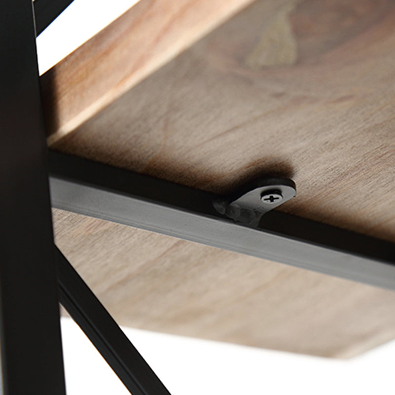 Industrial Style Etagere Bookshelf Open Shelf Bookcase with Rectangular Shelves Clearhalo 'Bookcases' 'furn' 'furn_bookcases' 'Furniture' 'furniture_bookcases' 'kitchen' 'kitchen_bookcases' 'Living Room Furniture' 'Office Furniture' 4673633