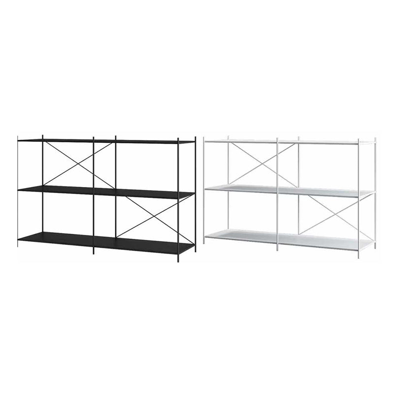 Modern Metal Bookcase Shelf Rectangular Open Bookcase with Shelves Clearhalo 'Bookcases' 'furn' 'furn_bookcases' 'Furniture' 'furniture_bookcases' 'kitchen' 'kitchen_bookcases' 'Living Room Furniture' 'Office Furniture' 4673675