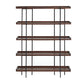 Industrial Style Open Bookshelf Etagere Shelf Bookcase with Rectangular Shelves Clearhalo 'Bookcases' 'furn' 'furn_bookcases' 'Furniture' 'furniture_bookcases' 'kitchen' 'kitchen_bookcases' 'Living Room Furniture' 'Office Furniture' 4673713