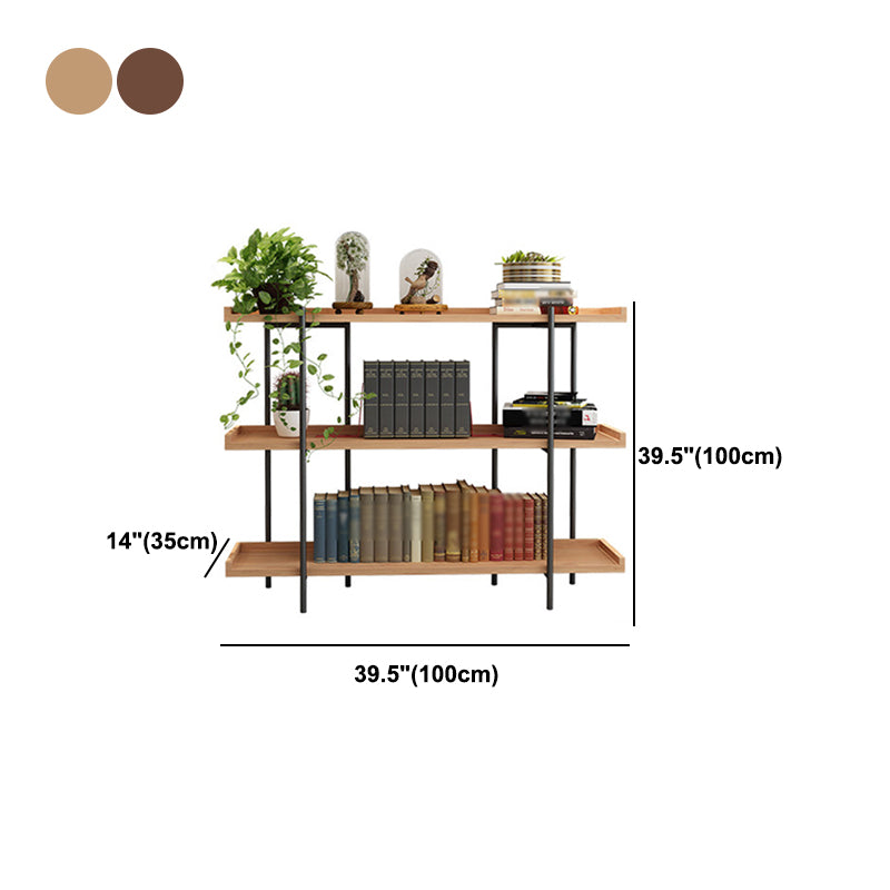 Industrial Style Open Bookshelf Etagere Shelf Bookcase with Rectangular Shelves Clearhalo 'Bookcases' 'furn' 'furn_bookcases' 'Furniture' 'furniture_bookcases' 'kitchen' 'kitchen_bookcases' 'Living Room Furniture' 'Office Furniture' 4673719