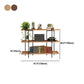 Industrial Style Open Bookshelf Etagere Shelf Bookcase with Rectangular Shelves Clearhalo 'Bookcases' 'furn' 'furn_bookcases' 'Furniture' 'furniture_bookcases' 'kitchen' 'kitchen_bookcases' 'Living Room Furniture' 'Office Furniture' 4673720