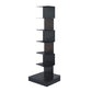 Modern Style Steel Bookshelf Vertical Shelf Bookcase for Home 13.8"L x 13.8"W x 42.9"H Black Clearhalo 'Bookcases' 'furn' 'furn_bookcases' 'Furniture' 'furniture_bookcases' 'kitchen' 'kitchen_bookcases' 'Living Room Furniture' 'Office Furniture' 4673745