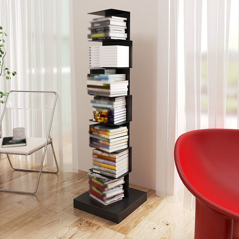 Open Metal Bookcase Shelf Modern Style with Rectangular Shelves Clearhalo 'Bookcases' 'furn' 'furn_bookcases' 'Furniture' 'furniture_bookcases' 'kitchen' 'kitchen_bookcases' 'Living Room Furniture' 'Office Furniture' 4673759