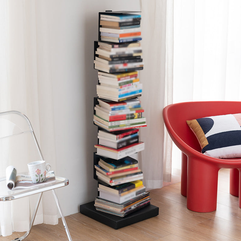 Open Metal Bookcase Shelf Modern Style with Rectangular Shelves Clearhalo 'Bookcases' 'furn' 'furn_bookcases' 'Furniture' 'furniture_bookcases' 'kitchen' 'kitchen_bookcases' 'Living Room Furniture' 'Office Furniture' 4673761