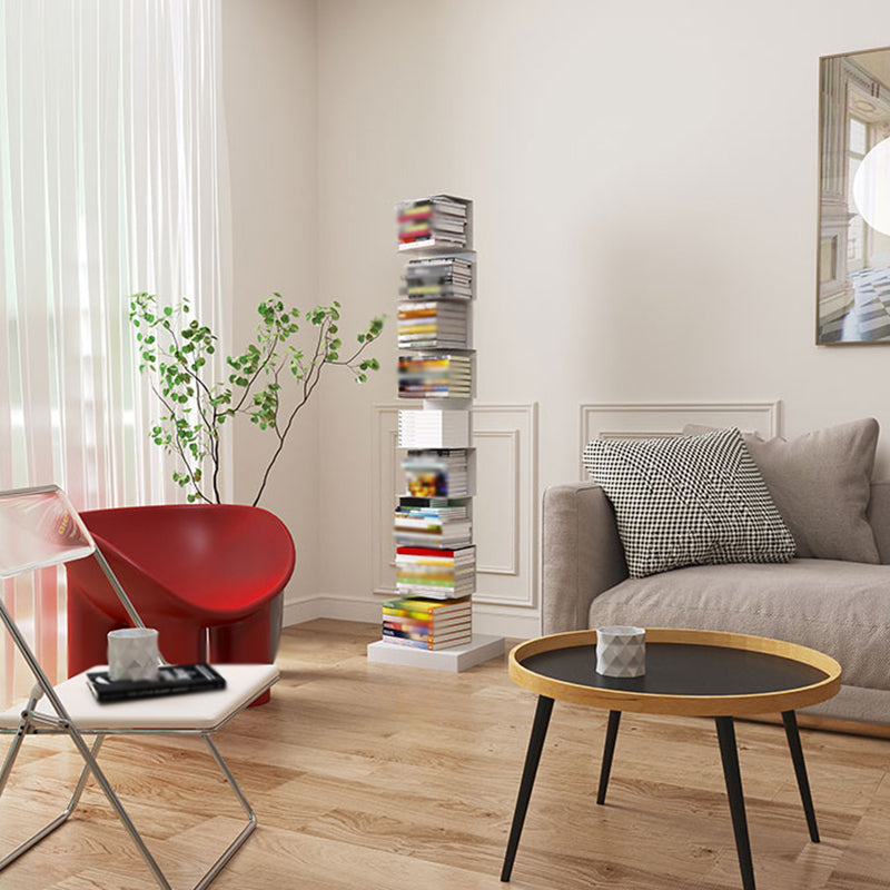 Open Metal Bookcase Shelf Modern Style with Rectangular Shelves Clearhalo 'Bookcases' 'furn' 'furn_bookcases' 'Furniture' 'furniture_bookcases' 'kitchen' 'kitchen_bookcases' 'Living Room Furniture' 'Office Furniture' 4673776