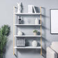 Contemporary Wall Unit Bookshelf with Iron Frame Manufactured Wood Shelf Clearhalo 'Bookcases' 'furn' 'furn_bookcases' 'Furniture' 'furniture_bookcases' 'kitchen' 'kitchen_bookcases' 'Living Room Furniture' 'Office Furniture' 4673785