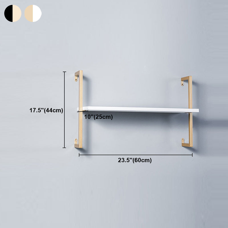 Contemporary Wall Unit Bookshelf with Iron Frame Manufactured Wood Shelf Clearhalo 'Bookcases' 'furn' 'furn_bookcases' 'Furniture' 'furniture_bookcases' 'kitchen' 'kitchen_bookcases' 'Living Room Furniture' 'Office Furniture' 4673824