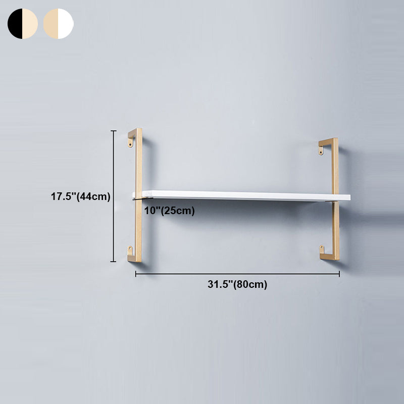 Contemporary Wall Unit Bookshelf with Iron Frame Manufactured Wood Shelf Clearhalo 'Bookcases' 'furn' 'furn_bookcases' 'Furniture' 'furniture_bookcases' 'kitchen' 'kitchen_bookcases' 'Living Room Furniture' 'Office Furniture' 4673825