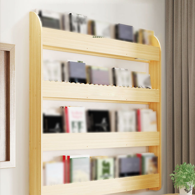 1/2/3/4-Shelf Modern Wall Unit Bookshelf Natural Pine Wood Bookshelf Clearhalo 'Bookcases' 'furn' 'furn_bookcases' 'Furniture' 'furniture_bookcases' 'kitchen' 'kitchen_bookcases' 'Living Room Furniture' 'Office Furniture' 4673836
