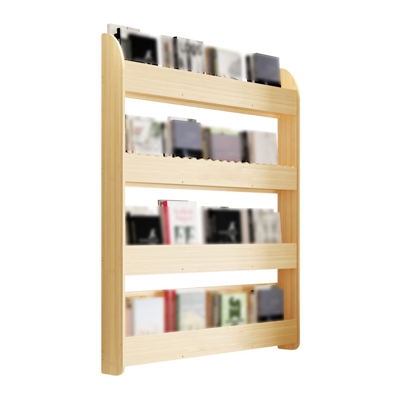1/2/3/4-Shelf Modern Wall Unit Bookshelf Natural Pine Wood Bookshelf Clearhalo 'Bookcases' 'furn' 'furn_bookcases' 'Furniture' 'furniture_bookcases' 'kitchen' 'kitchen_bookcases' 'Living Room Furniture' 'Office Furniture' 4673844