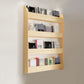 1/2/3/4-Shelf Modern Wall Unit Bookshelf Natural Pine Wood Bookshelf 39.4"L x 4.7"W x 49.2"H Clearhalo 'Bookcases' 'furn' 'furn_bookcases' 'Furniture' 'furniture_bookcases' 'kitchen' 'kitchen_bookcases' 'Living Room Furniture' 'Office Furniture' 4673847