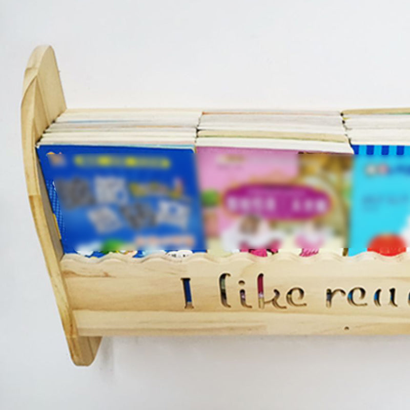 1/2/3/4-Shelf Modern Wall Unit Bookshelf Natural Pine Wood Bookshelf Clearhalo 'Bookcases' 'furn' 'furn_bookcases' 'Furniture' 'furniture_bookcases' 'kitchen' 'kitchen_bookcases' 'Living Room Furniture' 'Office Furniture' 4673853